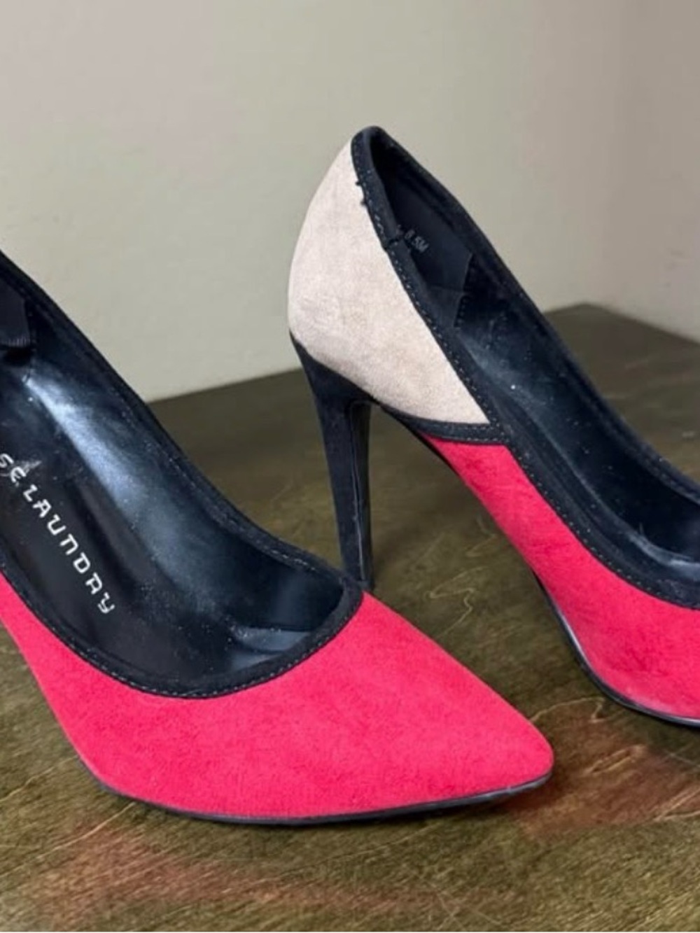 Chinese Laundry Red & Brown Women’s High Heels 6.5M